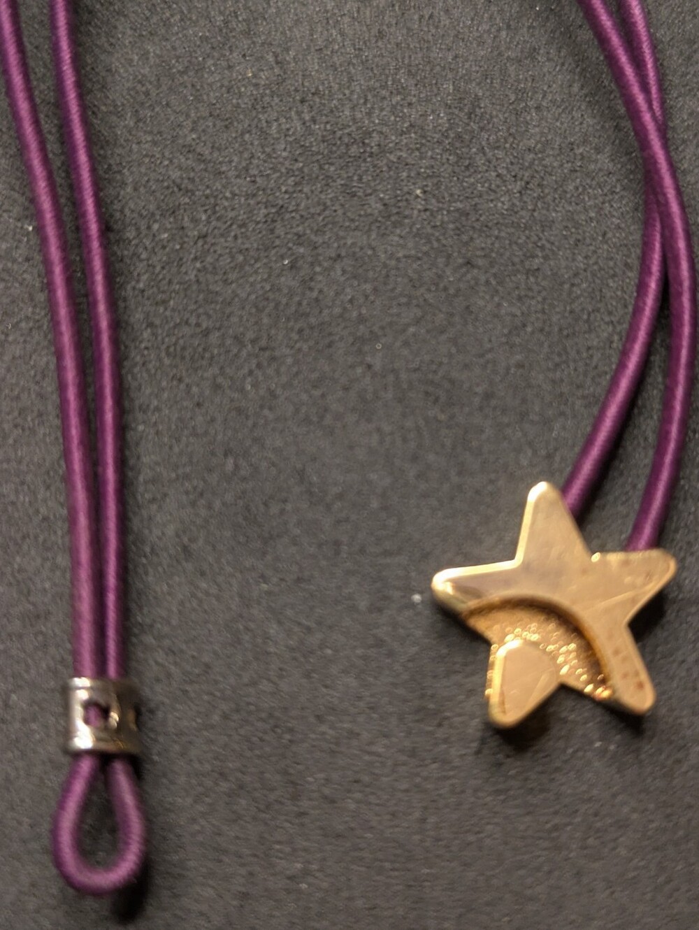 TOUS Sweet Dolls Lilac Purple Star Bracelet Gold Vermeil S925